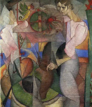 Diego Rivera Painting - Mujer en un pozo 1913 Diego Rivera